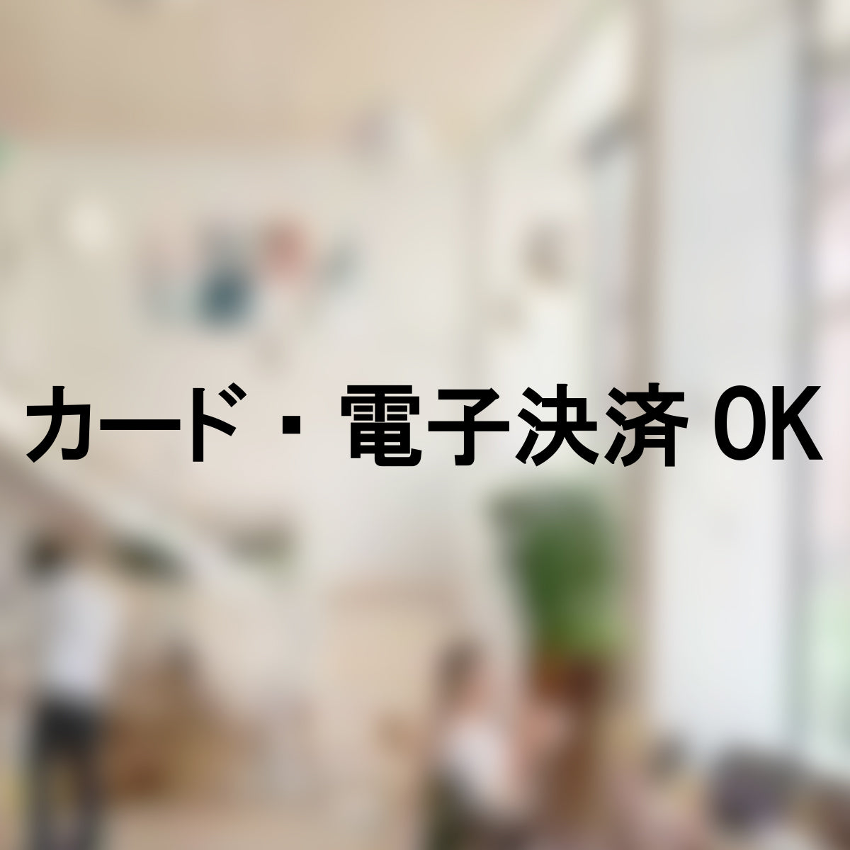 決済方法案内ステッカー cas-009-001