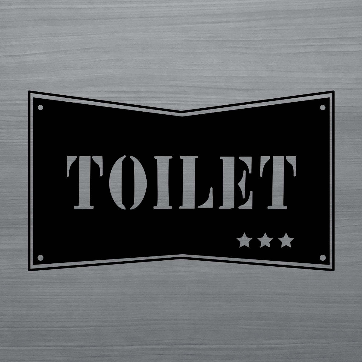 トイレサイン アメリカンプレート風 izn-002-001