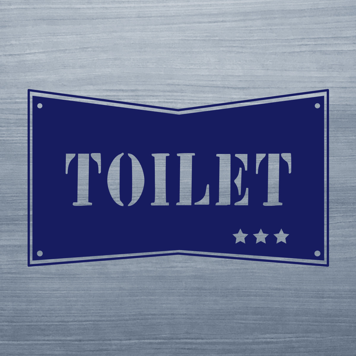 トイレサイン アメリカンプレート風 izn-002-001