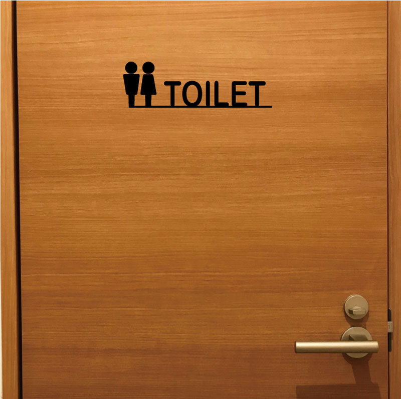 トイレサイン TOILET 男女 izn-005-001-MG