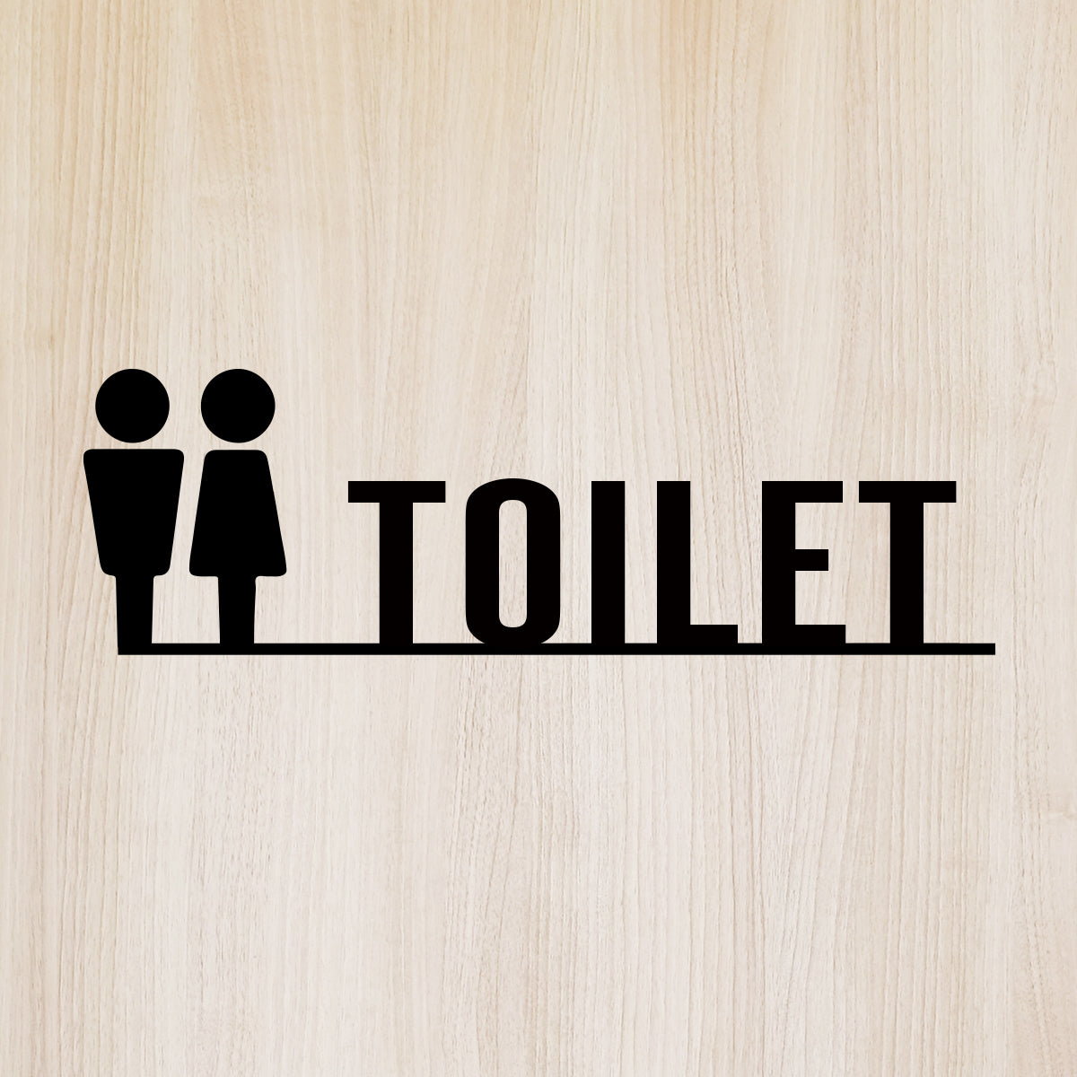 トイレステッカー TOILET 男女 izn-005-001-KG