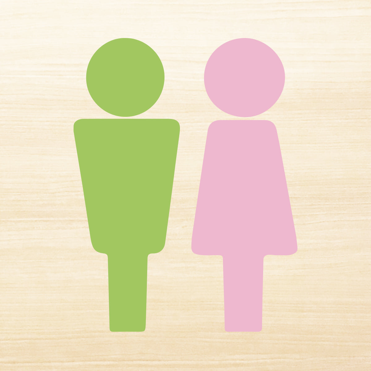 トイレサイン 男女マーク 2カラー izn-010-002